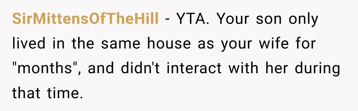 Mom Leaves Wedding After Son Chooses Aunt Over Stepmom For Mother-Son Dance, Family Turns On Her SirMittensOfTheHill − YTA. Your son only lived in the same house as your wife for "months", and didn't interact with her during that time.