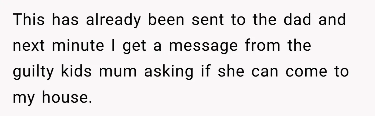 Parent Considers Pressing Charges Against 11-Year-Old Who Stole and Destroyed Their Son’s Phone - AITA?” This has already been sent to the dad and next minute I get a message from the guilty kids mum asking if she can come to my house.