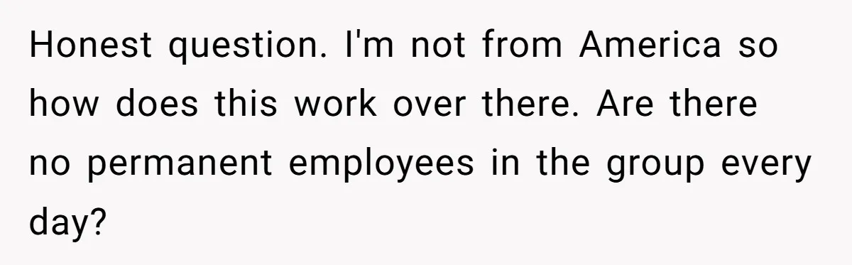 Entitled Mom Mistakes Random Visitor For Daycare Worker And Demands She Gets Fired Immediately Honest question. I'm not from America so how does this work over there. Are there no permanent employees in the group every day?
