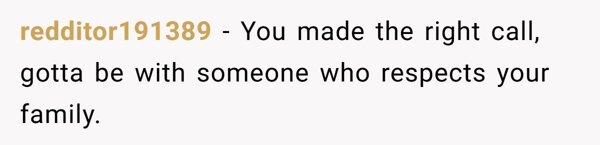Refusing to Lie About His Moms Causes Drama With Girlfriend - AITA?” redditor191389 − You made the right call, gotta be with someone who respects your family.