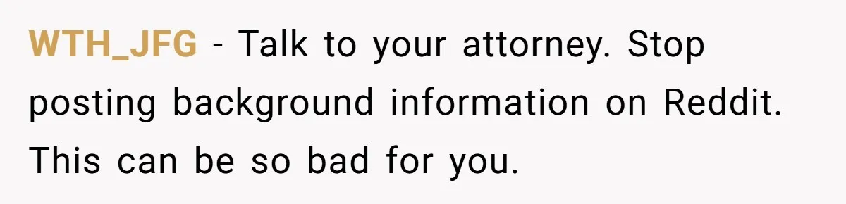 Daycare Nearly Kicks Out Toddler After Dad’s No-Shows, But He Blames Mom For “Abandoning” Him WTH_JFG − Talk to your attorney. Stop posting background information on Reddit. This can be so bad for you.