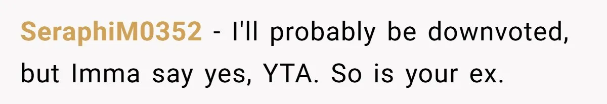 Daycare Nearly Kicks Out Toddler After Dad’s No-Shows, But He Blames Mom For “Abandoning” Him SeraphiM0352 − I'll probably be downvoted, but Imma say yes, YTA. So is your ex.