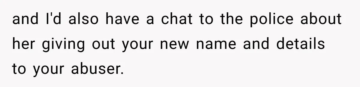 Kind Baker Gifts Free Wedding Photos Then Refuses After Bride’s Crew Ruins Her Entire Life and I'd also have a chat to the police about her giving out your new name and details to your abuser.
