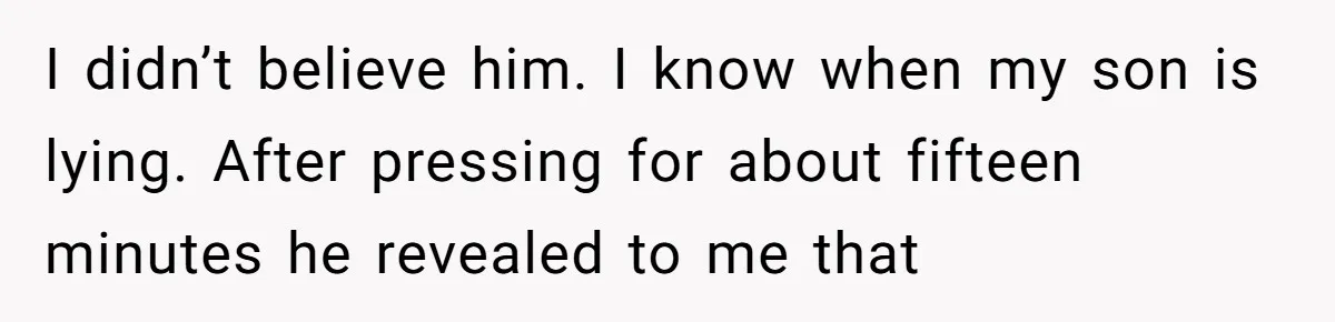 She Called Her Foster Kids ‘Not Real Family’ - So the MIL Banned Her From the House Forever I didn’t believe him. I know when my son is lying. After pressing for about fifteen minutes he revealed to me that