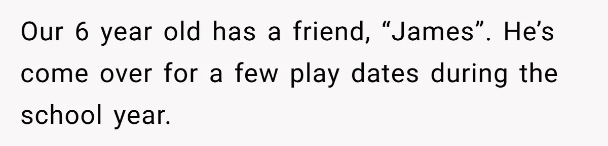A Single Mom Demanded They Pay Her Child’s Full-Time Childcare - And Lost It When They Said No Our 6 year old has a friend, “James”. He’s come over for a few play dates during the school year.