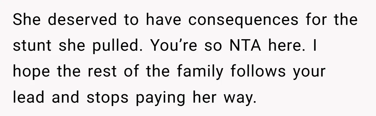 He Got Stuck With a $171 Breakfast Bill After His SIL ‘Forgot’ to Pay - So He Made Her Venmo Him on the Spot She deserved to have consequences for the stunt she pulled. You’re so NTA here. I hope the rest of the family follows your lead and stops paying her way.