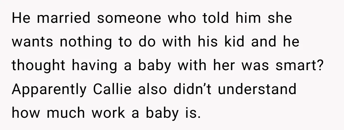 Mom Stuns Her Ex With One Brutal Line After He Tries to Dump Their Disabled Daughter on Her He married someone who told him she wants nothing to do with his kid and he thought having a baby with her was smart? Apparently Callie also didn’t understand how...