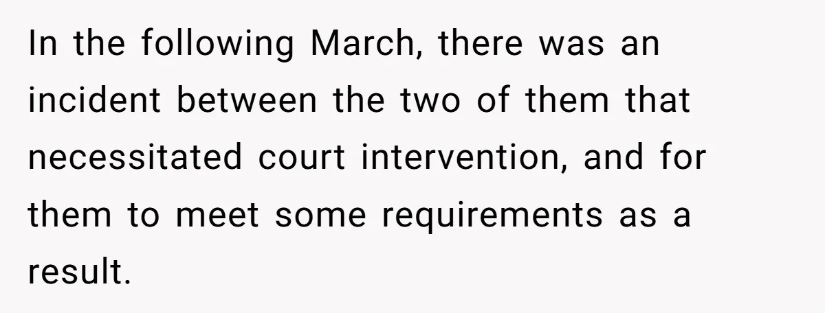 Assistant Goes Full-Petty While Packing Boss’s Divorce Items - and His Ex Still Emails Complaints Years Later In the following March, there was an incident between the two of them that necessitated court intervention, and for them to meet some requirements as a result.
