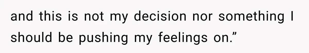 Woman Tells SIL Her Husband Shouldn’t Walk Her Down The Aisle, Says It Should Be Her Father’s Job and this is not my decision nor something I should be pushing my feelings on.”