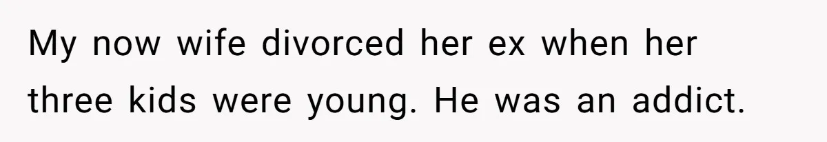 Stepmom’s Husband Refuses To Pay Stepdaughter’s Wedding, Tells Her To “Ask Your Dead Dad” My now wife divorced her ex when her three kids were young. He was an addict.