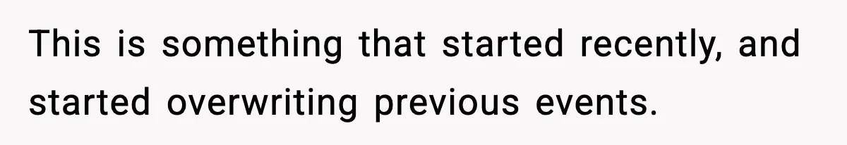 Only Guy In The Family Constantly Excluded From Every ‘Girls Day,’ Finally Speaks Up This is something that started recently, and started overwriting previous events.