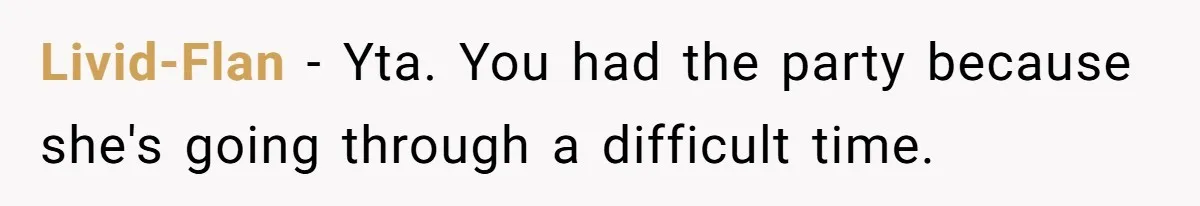 Dad Calls 23-Year-Old Daughter “A Brat” After She Cries Over Birthday Candles, Family Turns On Him Livid-Flan − Yta. You had the party because she's going through a difficult time.