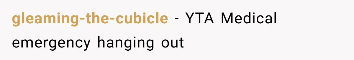 Husband Cancels Christmas Trip After Wife And Teens Refuse To Help During Medical Emergency gleaming-the-cubicle − YTA Medical emergency hanging out