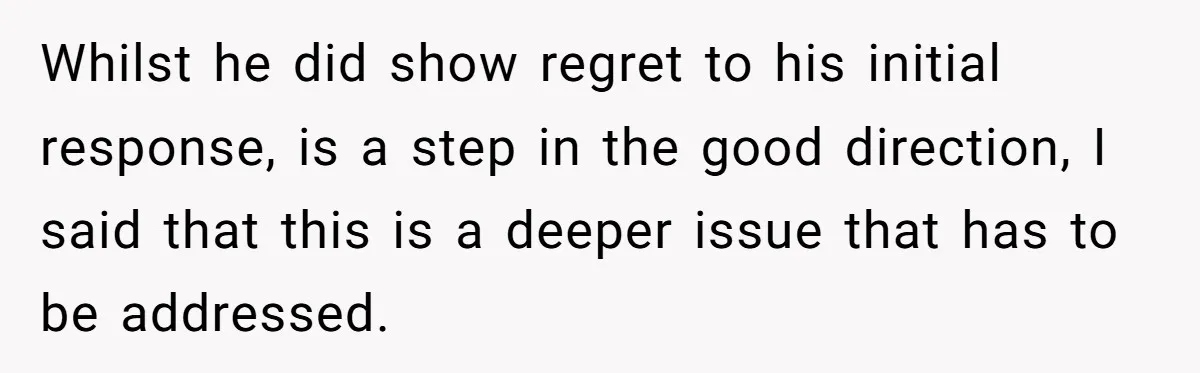 “I Won’t Be a Simp”: Teen Refuses to Iron Clothes and Gets a Major Reality Check Whilst he did show regret to his initial response, is a step in the good direction, I said that this is a deeper issue that has to be addressed.