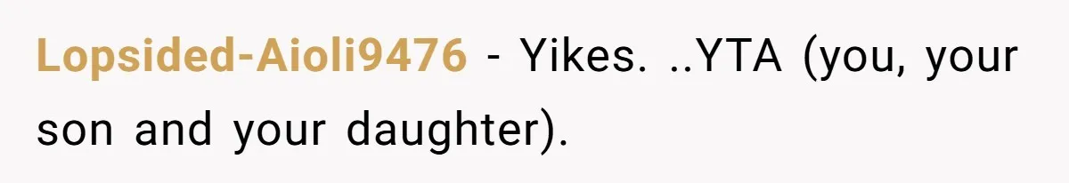 Husband Cancels Christmas Trip After Wife And Teens Refuse To Help During Medical Emergency Lopsided-Aioli9476 − Yikes. ..YTA (you, your son and your daughter).