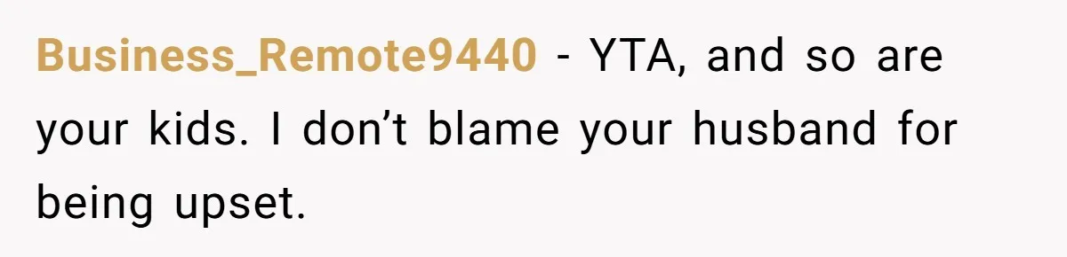 Husband Cancels Christmas Trip After Wife And Teens Refuse To Help During Medical Emergency Business_Remote9440 − YTA, and so are your kids. I don’t blame your husband for being upset.