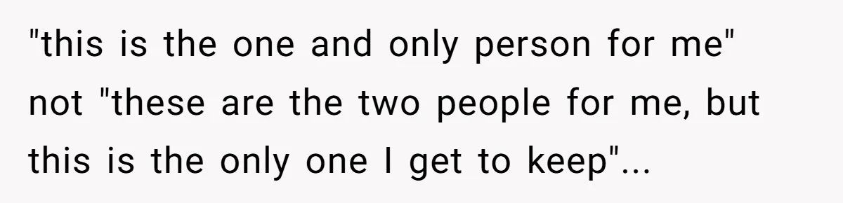 “You’re Jealous He’s Dead”: Widow Blames Fiancé for Rejecting Her Extreme Wedding Memorial "this is the one and only person for me" not "these are the two people for me, but this is the only one I get to keep"...