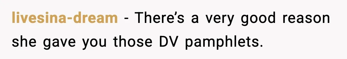 Doctor Warns Pregnant Woman Of High-Risk Condition, Her Husband Still Thinks He Knows Better livesina-dream − There’s a very good reason she gave you those DV pamphlets.