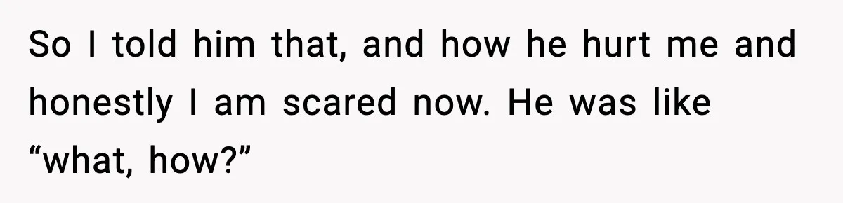 Doctor Warns Pregnant Woman Of High-Risk Condition, Her Husband Still Thinks He Knows Better So I told him that, and how he hurt me and honestly I am scared now. He was like “what, how?”