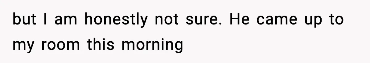 Doctor Warns Pregnant Woman Of High-Risk Condition, Her Husband Still Thinks He Knows Better but I am honestly not sure. He came up to my room this morning