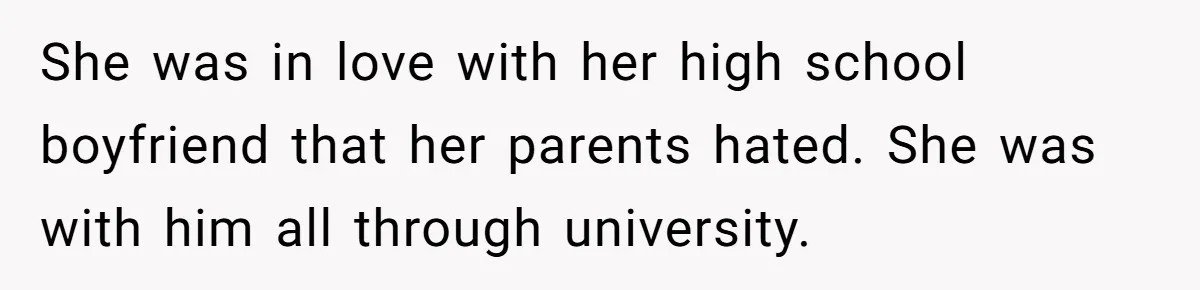 Wife Cheats For Eight Years, Then Accuses Husband Of “Blindsiding” Her With Divorce She was in love with her high school boyfriend that her parents hated. She was with him all through university.