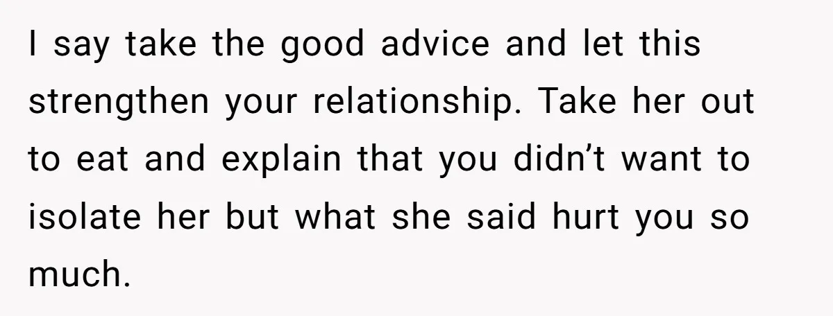 Dad Drives Furious 14-Year-Old Daughter To Cold Mom’s House After What She Says During Fight I say take the good advice and let this strengthen your relationship. Take her out to eat and explain that you didn’t want to isolate her but what she said...