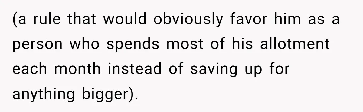 Wife Drops $5K On Gaming Gear, Husband Calls It “Financial Infidelity” And Wants Her To Return It (a rule that would obviously favor him as a person who spends most of his allotment each month instead of saving up for anything bigger).