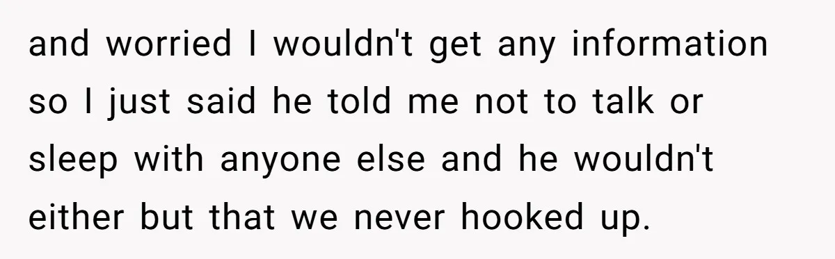 Girlfriend Uncovers Boyfriend Cheating On Warning Group, His Attitude At Her For Exposing Him Shocks Back and worried I wouldn't get any information so I just said he told me not to talk or sleep with anyone else and he wouldn't either but that we never...