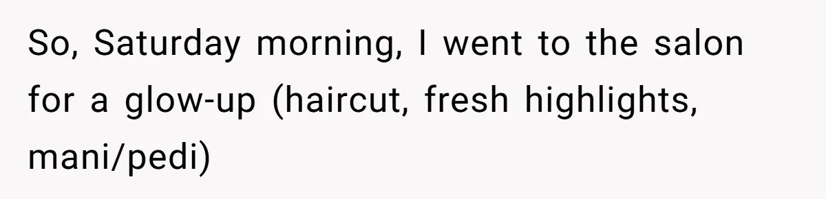 Wife Drops $5K On Gaming Gear, Husband Calls It “Financial Infidelity” And Wants Her To Return It So, Saturday morning, I went to the salon for a glow-up (haircut, fresh highlights, mani/pedi)