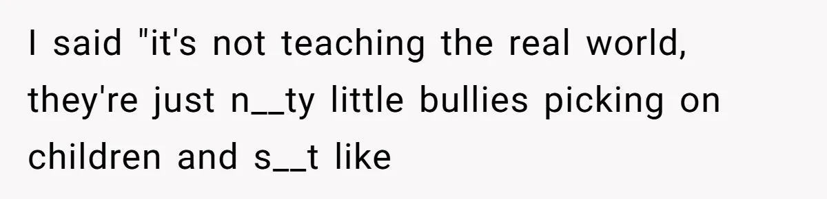 Dad Kicks Parents Out After They Mock His Daughter’s Piano Performance I said "it's not teaching the real world, they're just n__ty little bullies picking on children and s__t like