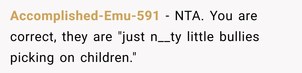 Dad Kicks Parents Out After They Mock His Daughter’s Piano Performance Accomplished-Emu-591 − NTA. You are correct, they are "just n__ty little bullies picking on children."