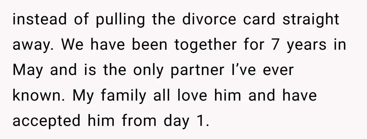 Husband Says Wife’s Miscarriage ‘Ruined His Birthday’ - She Finally Calls Him a Disgrace instead of pulling the divorce card straight away. We have been together for 7 years in May and is the only partner I’ve ever known. My family all love him...