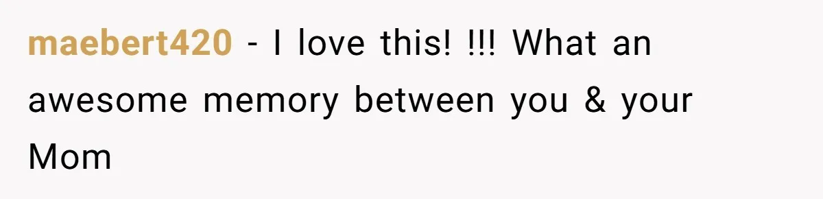 Child Returns Home For Christmas And Teaches Mom A Wholesome Lesson About Sharing Wine maebert420 − I love this! !!! What an awesome memory between you & your Mom