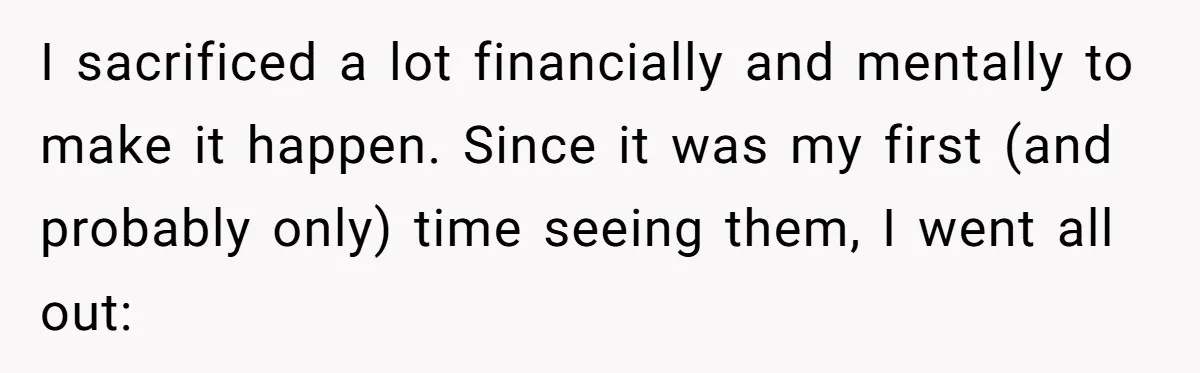 Fan Waits 13 Hours for Front Row - Tall Stranger Claims ‘Disability’ to Steal Her Spot I sacrificed a lot financially and mentally to make it happen. Since it was my first (and probably only) time seeing them, I went all out: