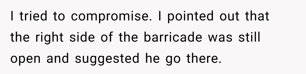 Fan Waits 13 Hours for Front Row - Tall Stranger Claims ‘Disability’ to Steal Her Spot I tried to compromise. I pointed out that the right side of the barricade was still open and suggested he go there.