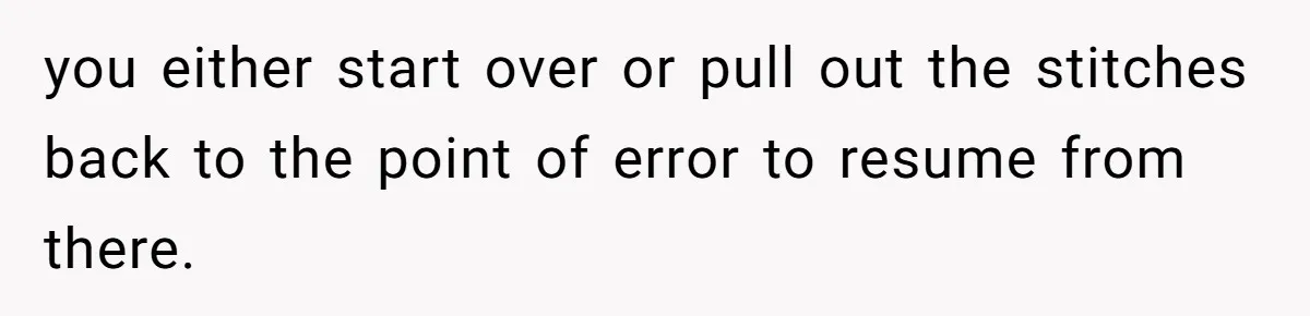 She Spent Weeks Crocheting a Blanket - Then Her Sister-in-Law Demanded She “Fix” It you either start over or pull out the stitches back to the point of error to resume from there.