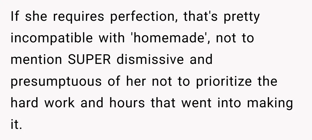 She Spent Weeks Crocheting a Blanket - Then Her Sister-in-Law Demanded She “Fix” It If she requires perfection, that's pretty incompatible with 'homemade', not to mention SUPER dismissive and presumptuous of her not to prioritize the hard work and hours that went into making...