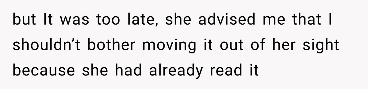 Nosy Older Woman Reads Stranger’s Private Texts On Train And Gets Brutal Four-Word Reality Check but It was too late, she advised me that I shouldn’t bother moving it out of her sight because she had already read it