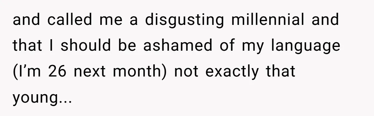 Nosy Older Woman Reads Stranger’s Private Texts On Train And Gets Brutal Four-Word Reality Check and called me a disgusting millennial and that I should be ashamed of my language (I’m 26 next month) not exactly that young...