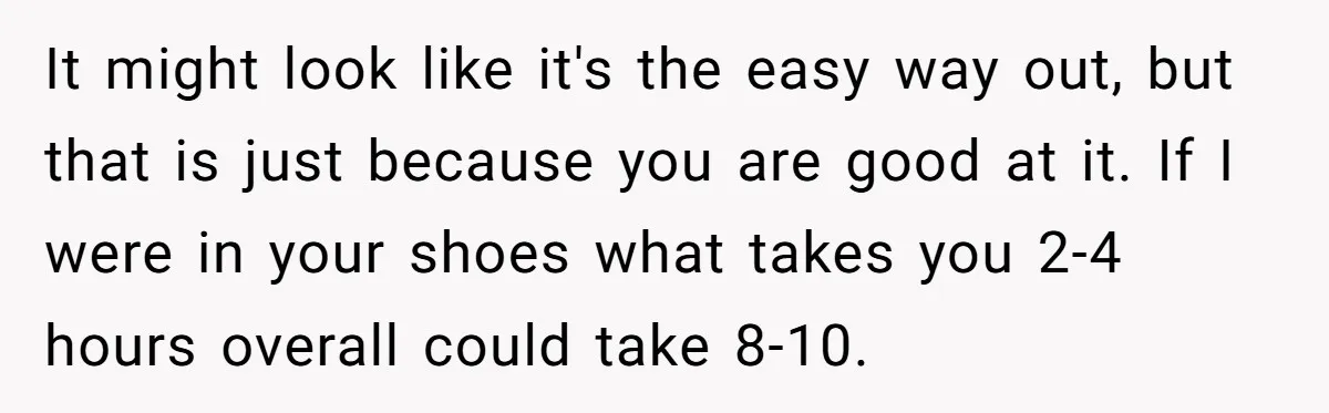 Teen Turns Thrift Shopping Into Easy Cash Flow, Parents Demand He Trades It For Real Hardship It might look like it's the easy way out, but that is just because you are good at it. If I were in your shoes what takes you 2-4 hours...
