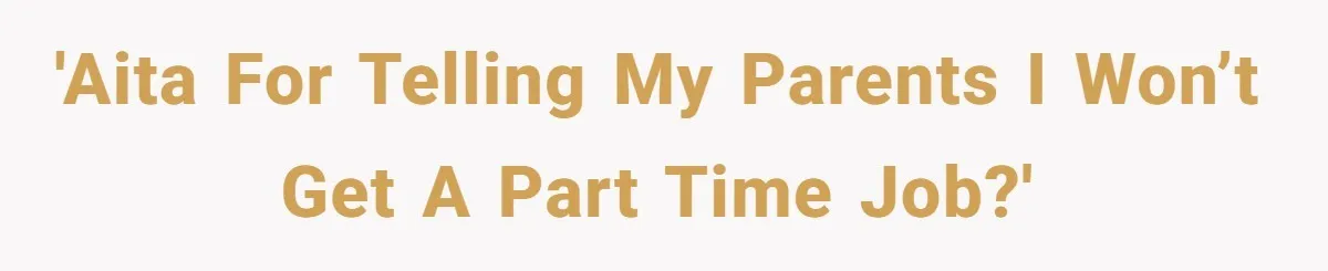 Teen Turns Thrift Shopping Into Easy Cash Flow, Parents Demand He Trades It For Real Hardship 'AITA for telling my parents I won’t get a part time job?'