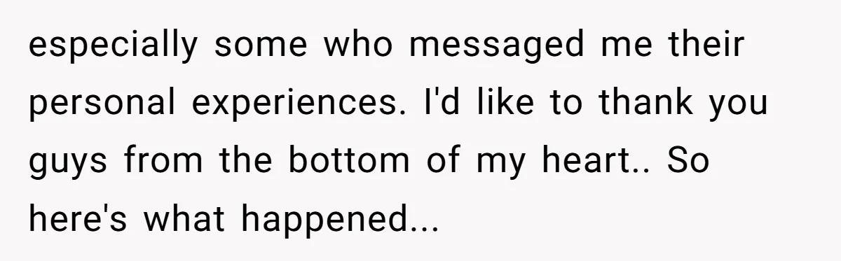 He Returned to His Dying Ex-Wife After 10 Years - And Found a Peace He Didn’t Expect especially some who messaged me their personal experiences. I'd like to thank you guys from the bottom of my heart.. So here's what happened...