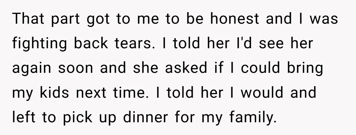 He Returned to His Dying Ex-Wife After 10 Years - And Found a Peace He Didn’t Expect That part got to me to be honest and I was fighting back tears. I told her I'd see her again soon and she asked if I could bring my...