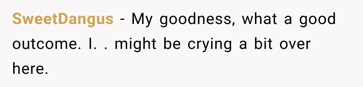 He Returned to His Dying Ex-Wife After 10 Years - And Found a Peace He Didn’t Expect SweetDangus − My goodness, what a good outcome. I. . might be crying a bit over here.