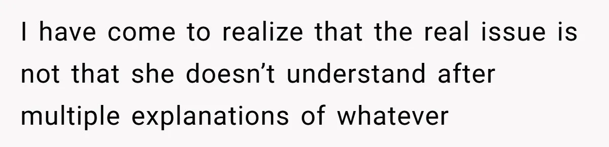 Wife Still Doesn’t Get Why Movies Have Black Bars, Husband Lets Her Look Foolish In Front Of Friends I have come to realize that the real issue is not that she doesn’t understand after multiple explanations of whatever