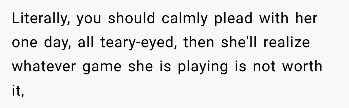 Wife Still Doesn’t Get Why Movies Have Black Bars, Husband Lets Her Look Foolish In Front Of Friends Literally, you should calmly plead with her one day, all teary-eyed, then she'll realize whatever game she is playing is not worth it,