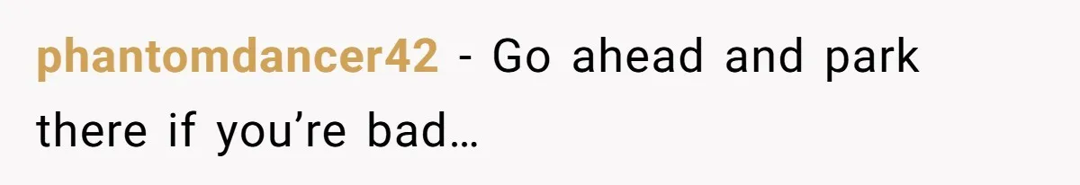 Fed-Up Woman Terrifies Cocky Camaro Driver With One Chilling Line After He Steals Her Airport Spot phantomdancer42 − Go ahead and park there if you’re bad…