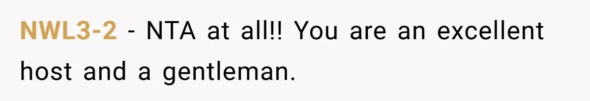 Guy Keeps Pads And Tampons For Guests, But His Sister Thinks He’s ‘Forcing Himself’ Into Women’s Issues NWL3-2 − NTA at all!! You are an excellent host and a gentleman.