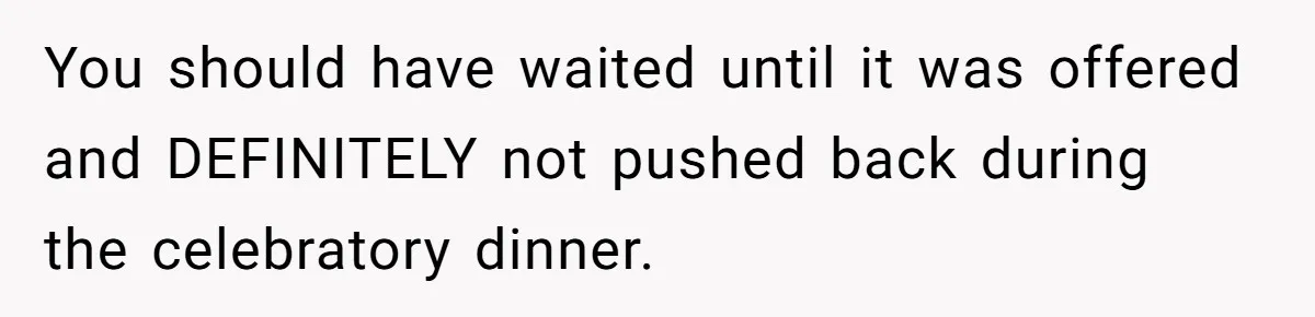 Woman Asks For Son’s House Key, Then Gets Shocked When Daughter-In-Law Says “No Contribution, No Copy” You should have waited until it was offered and DEFINITELY not pushed back during the celebratory dinner.