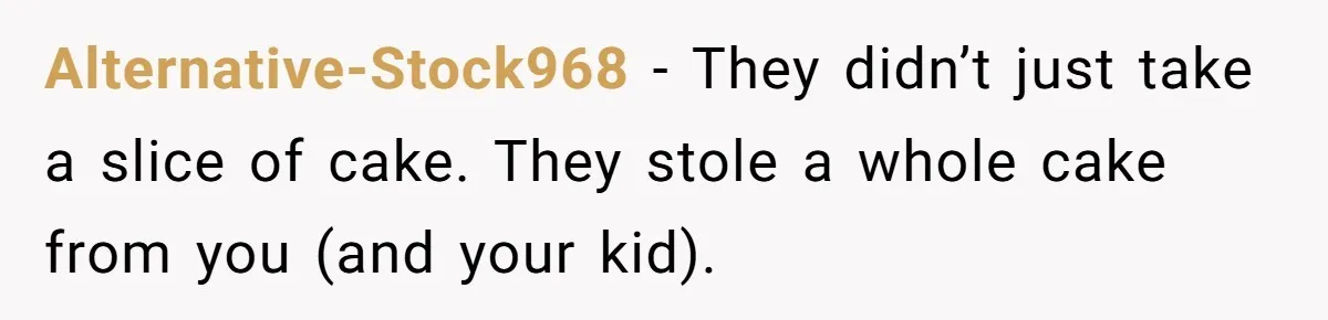 “It Was a Custom Cake!”: Employee’s Meltdown Over Stolen Food Divides The Office Alternative-Stock968 − They didn’t just take a slice of cake. They stole a whole cake from you (and your kid).
